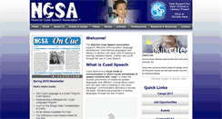 Desktop Screenshot of cuedspeech.org